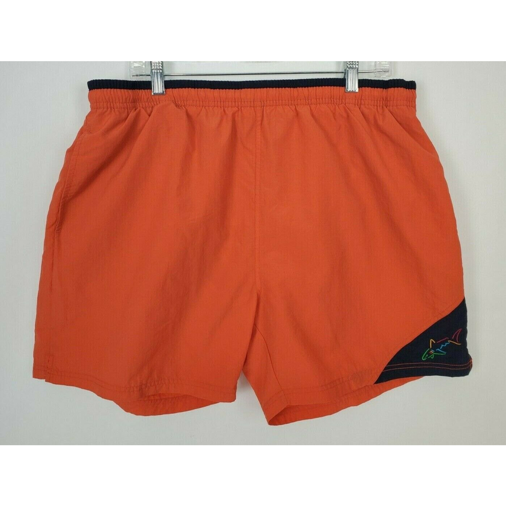 Greg Norman Collection Men's Swim Trunks Beach Lounge Size XL Orange & Blue